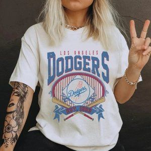 Retro 90S Mlb Los Angeles Dodgers Shirt Retro Mlb Fan Shirt Los Angeles